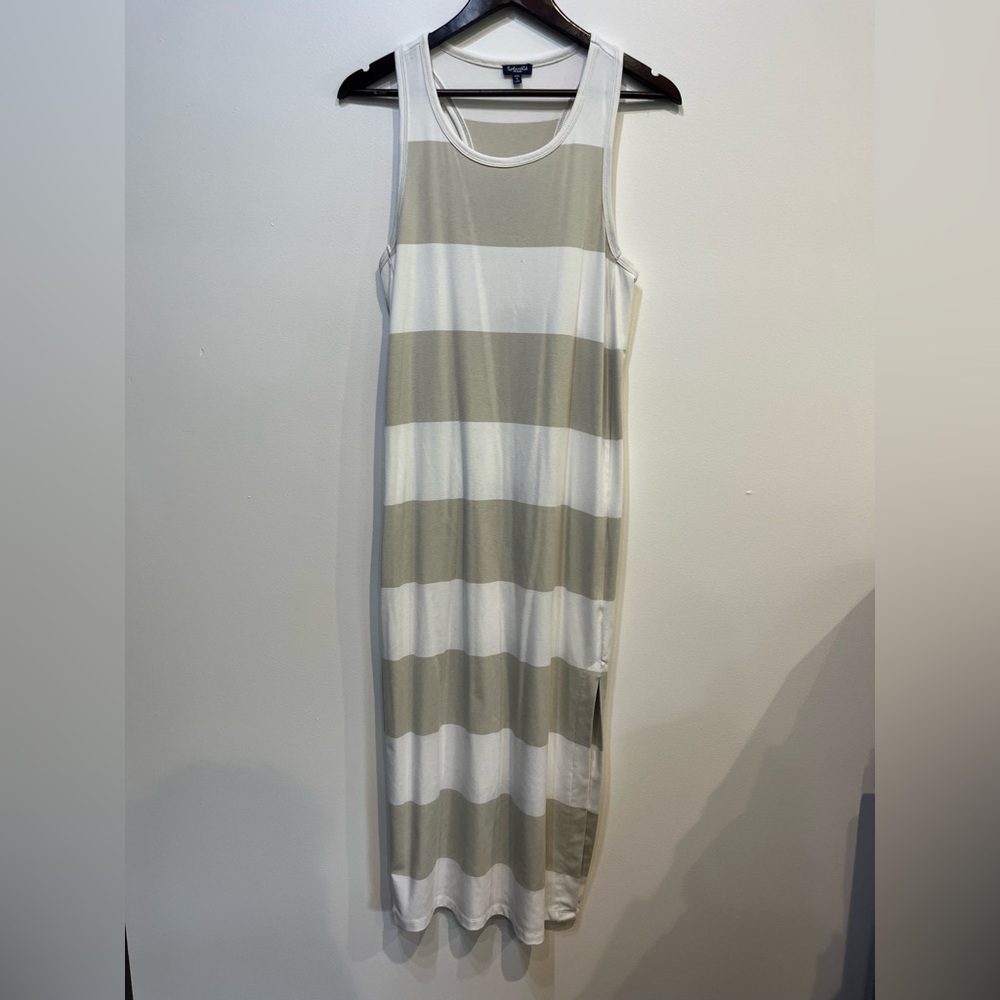 Splendid Cream Sleeveless Dress